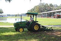 Photo of tractor in federal excess property program