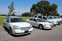 Photo of vehicles in federal excess property program