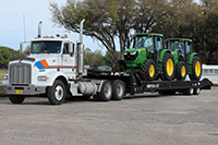 Photo of tractors in federal excess property program