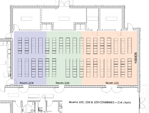 layout image of conference center